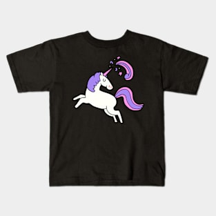 Happy Unicorn Colorful Kids T-Shirt